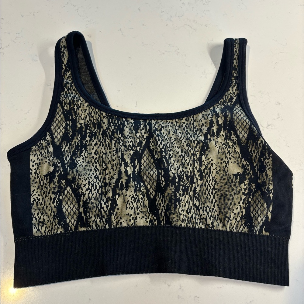 Fabletics snake print bra